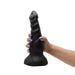 Dinoo - XXL Anaal Dildo - Palomino Dong - 25.5 x 7.4 cm - TPE - Zwart-Erotiekvoordeel.nl