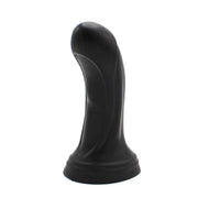 Dinoo - XXL Anaal Dildo - Met Kromming - TPE - Zwart-Erotiekvoordeel.nl