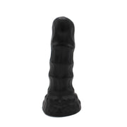 Dinoo - XXL Anaal Dildo - Met Ribbels - TPE - Zwart-Erotiekvoordeel.nl