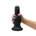 Dinoo - XXL Anaal Dildo Met bolvormige verdikking Van TPE - Zwart-Laced-up.nl