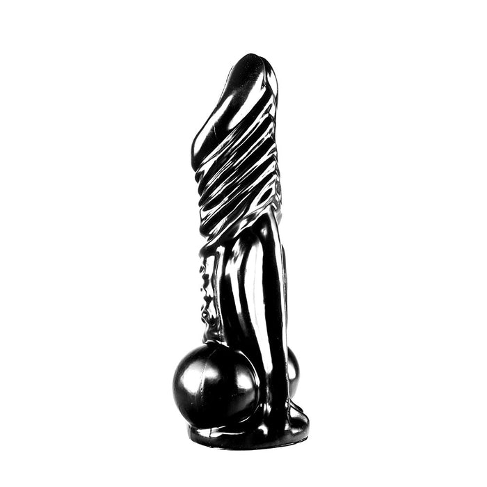 Dinoo - Rinchenia - XXL Dildo - 30 x 7,6 cm - Zwart-Erotiekvoordeel.nl