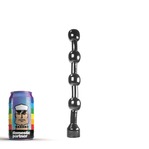 Domestic Partner - Butt Man Balls - Anaal Kralen - 50 x 6 cm - Zwart-Laced-up.nl
