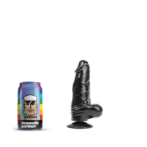 Domestic Partner - Panzer - Dildo - Small - 17 x 4.9 cm - Zwart-Erotiekvoordeel.nl