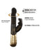 Dorcel - Baby 2.0 - Tarzan Vibrator - Zwart/Goud-Erotiekvoordeel.nl