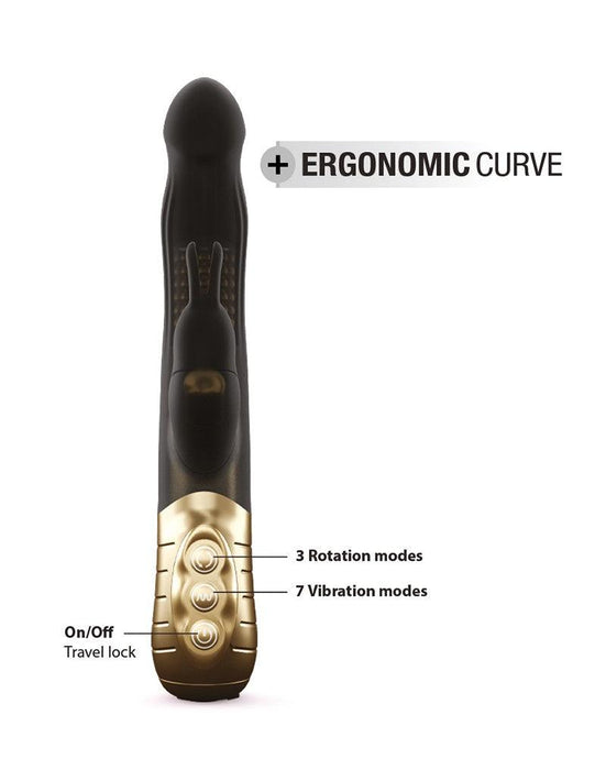 Dorcel - Baby 2.0 - Rabbit Vibrator - Zwart/Goud-Laced-up.nl