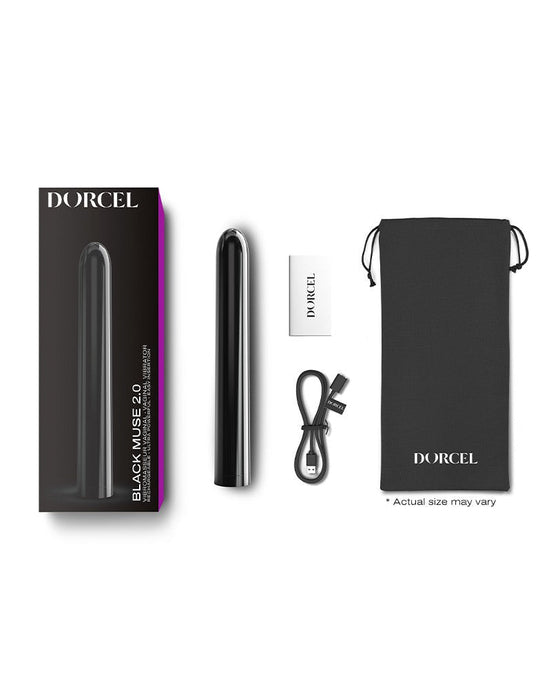 Dorcel - Black Muse 2.0 Bullet Vibrator - Zwart-Laced-up.nl