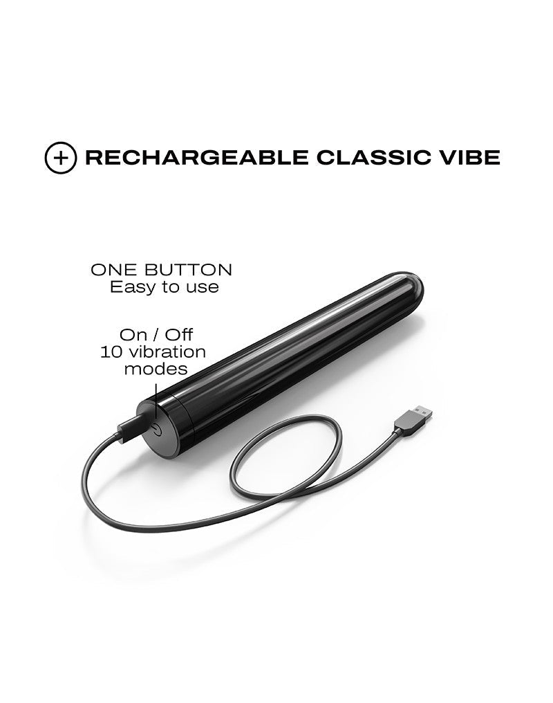 Dorcel - Black Muse 2.0 Bullet Vibrator - Zwart-Laced-up.nl