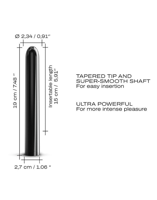 Dorcel - Black Muse 2.0 Bullet Vibrator - Zwart-Laced-up.nl