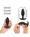 Dorcel - Buttplug - Spiraalvormige Buttplug - Anaal Speeltje - Siliconen - Zwart-Laced-up.nl