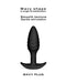 Dorcel - Buttplug - Wavy Buttplug - Anaal Speeltje - Siliconen - Zwart-Laced-up.nl