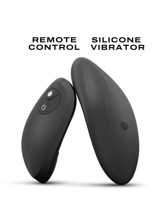 Dorcel - Discreet VIBE Vibrerend Slipje Met Panty Vibrator Met Afstandsbediening - Zwart-Laced-up.nl