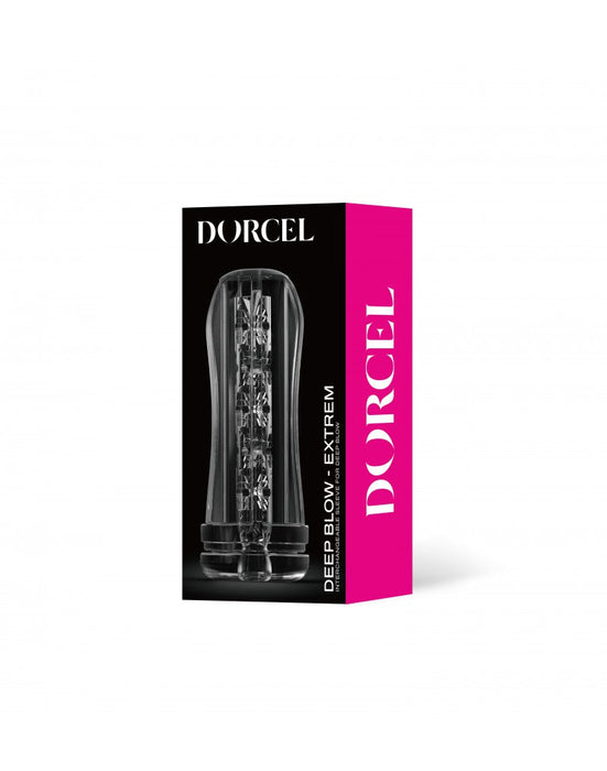 Dorcel - Deep Blow Extrem - Stroker Sleeve Voor Masturbator - Transparant-Laced-up.nl