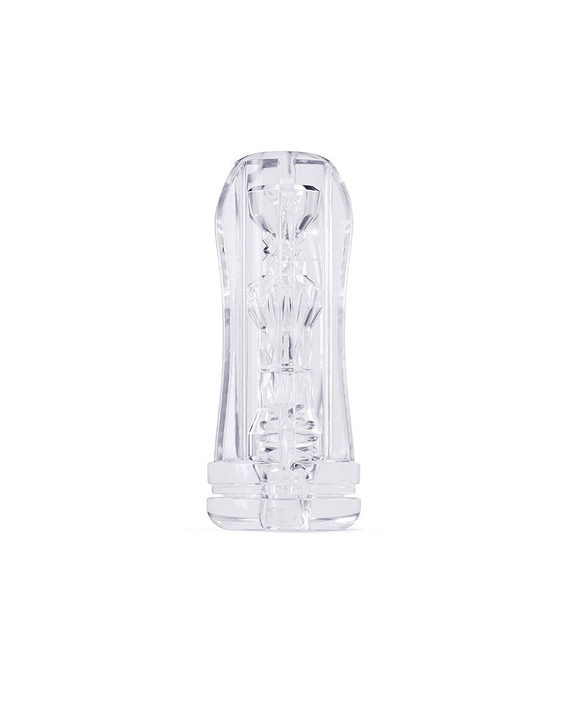 Dorcel - Deep Blow Multi Sensation - Stroker Sleeve Voor Masturbator - Transparant-Erotiekvoordeel.nl