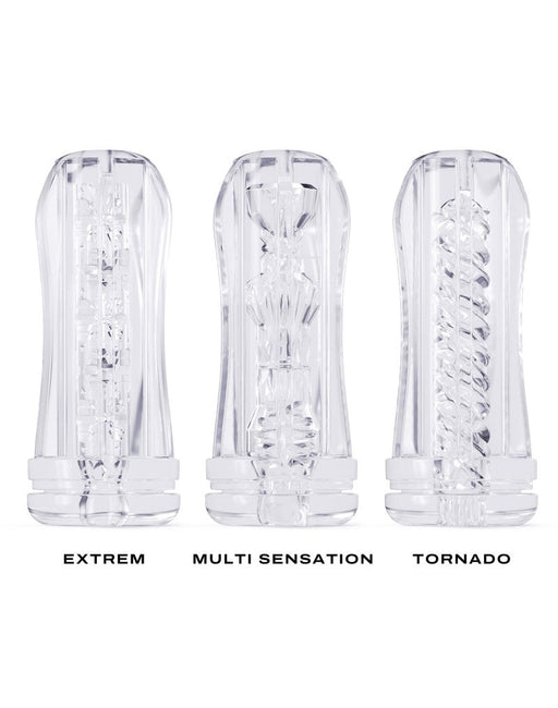 Dorcel - Deep Blow Tornado - Stroker Sleeve Voor Masturbator - Transparant-Laced-up.nl