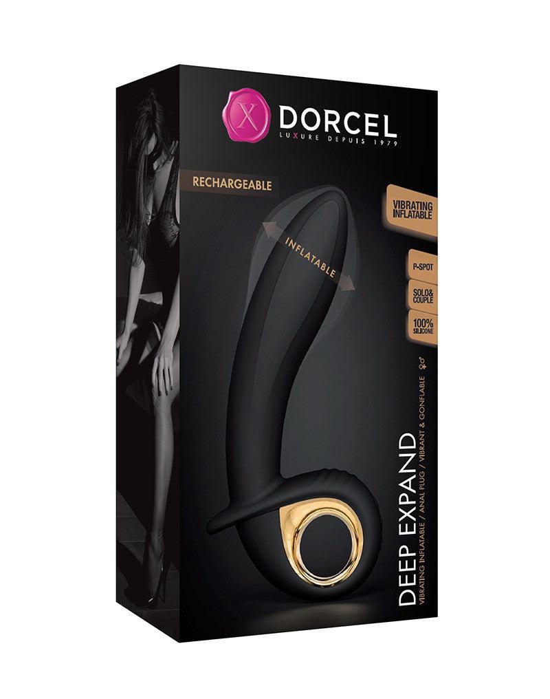 Dorcel - Deep Expand - Opblaasbare Vibrerende Anaal Plug-Erotiekvoordeel.nl