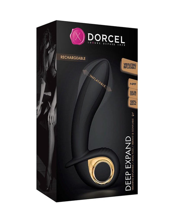 Dorcel - Deep Expand, opblaasbare anaal plug annex Vibrator-Erotiekvoordeel.nl