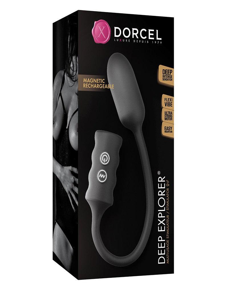 Dorcel - Deep Explorer Vibrator - Zwart-Erotiekvoordeel.nl