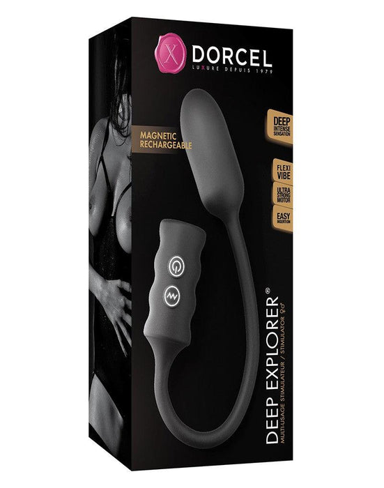 Dorcel - Deep Explorer Vibrator - Zwart-Erotiekvoordeel.nl