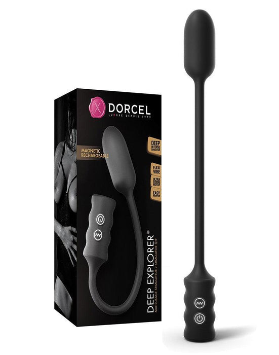 Dorcel - Deep Explorer Vibrator - Zwart-Erotiekvoordeel.nl