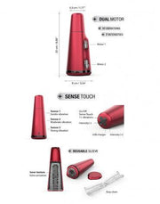 Dorcel - Deep Sense - Design Masturbator - Met 2 Sterke Motoren-Laced-up.nl