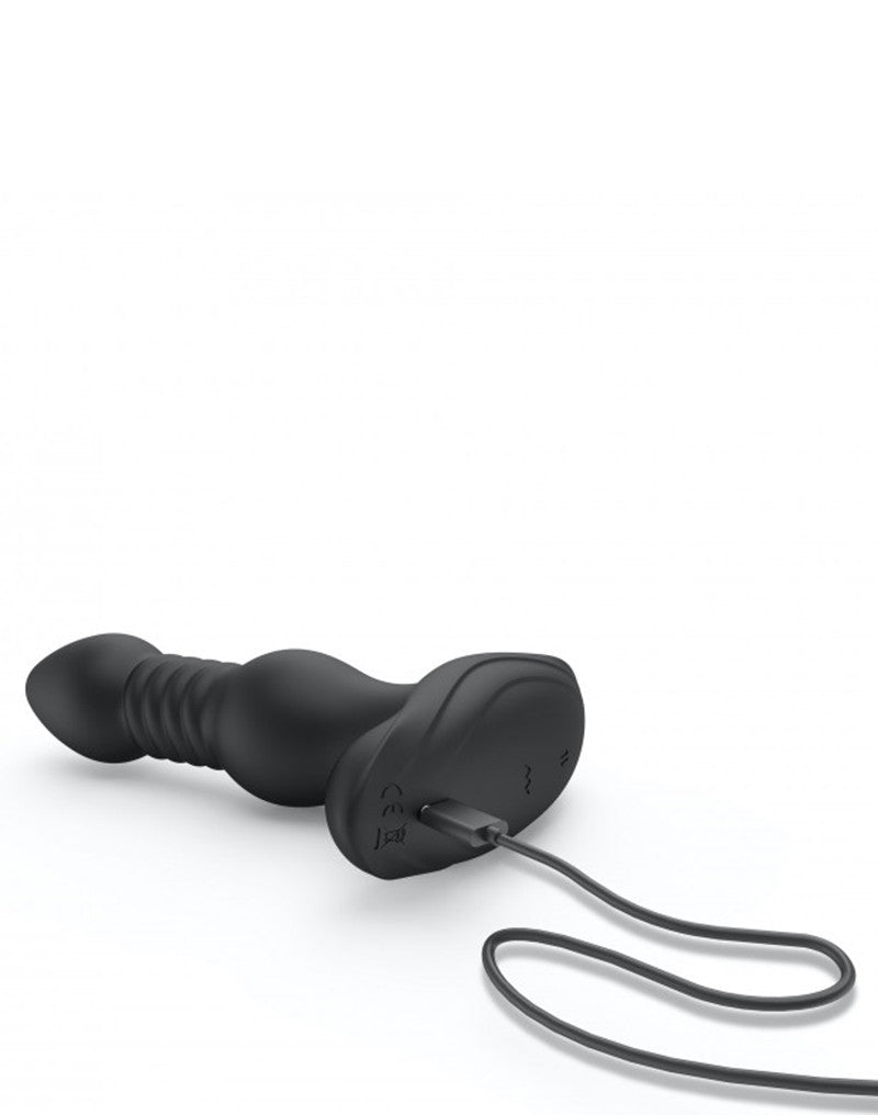 Dorcel - Deep Stormer - Stotende Buttplug Met Afstandsbediening - Zwart-Laced-up.nl