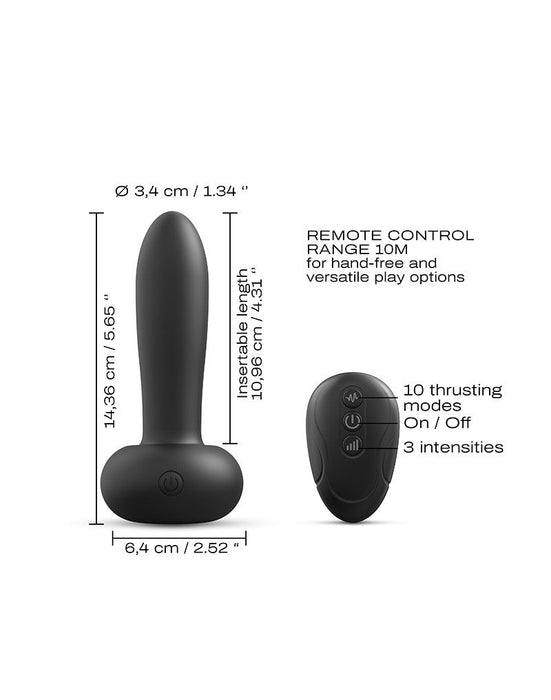 Dorcel - Deep Thrust - Stotende Buttplug Met Afstandsbediening-Laced-up.nl