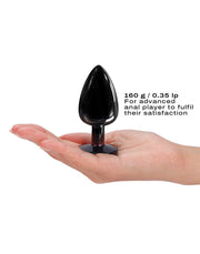 Dorcel - Diamond - Aluminium Buttplug - Zwart-Laced-up.nl