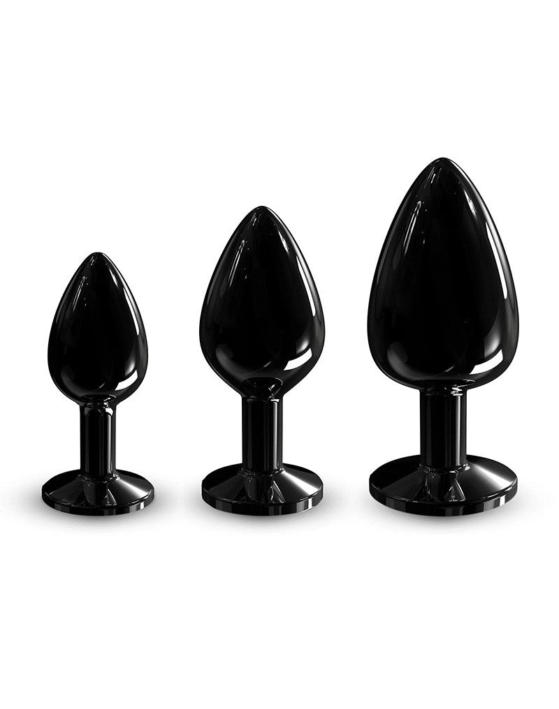 Dorcel - Diamond - Aluminium Buttplug - Zwart-Laced-up.nl