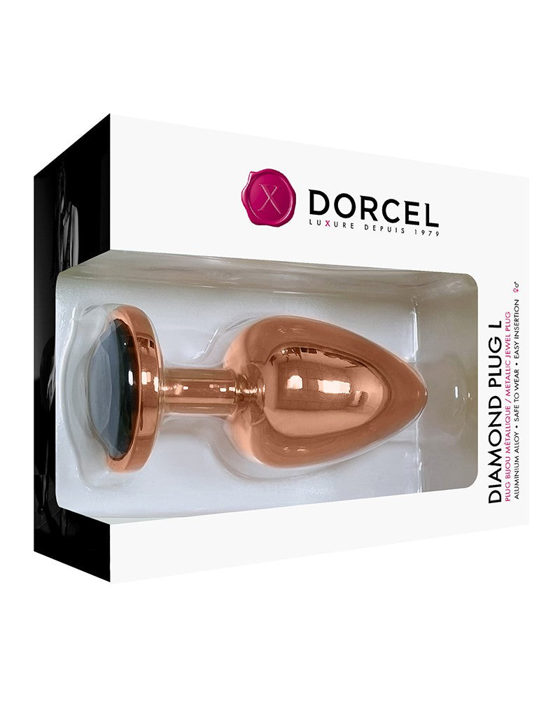 Dorcel - Diamond - Metalen Buttplug - Rosé Goud-Laced-up.nl
