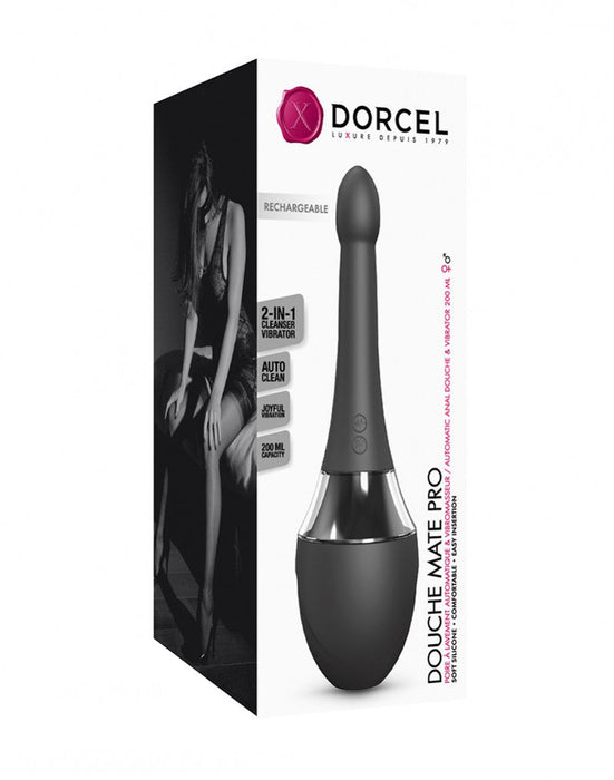 Dorcel - Douche Mate Pro Anale Douche En Vibrator - Zwart-Laced-up.nl