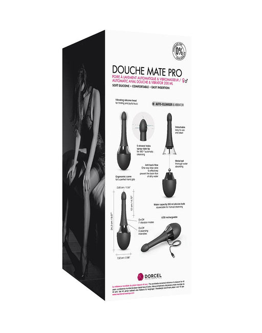 Dorcel - Douche Mate Pro Anale Douche En Vibrator - Zwart-Laced-up.nl