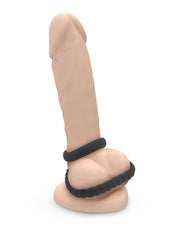 Dorcel - Dual Ring - Siliconen Rekbare Cockring - Zwart-Laced-up.nl