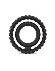 Dorcel - Dual Ring - Siliconen Rekbare Cockring - Zwart-Laced-up.nl