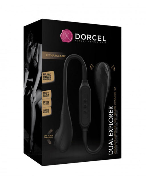 Dorcel - Dual Explorer - Dubbele Vibrator - Zwart-Laced-up.nl