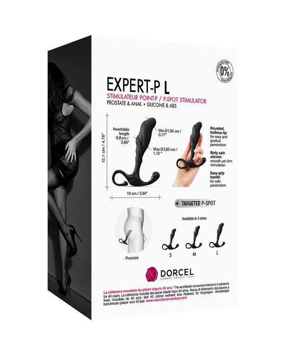Dorcel - Expert-P - Prostaat Plug - Maat L - Zwart-Laced-up.nl
