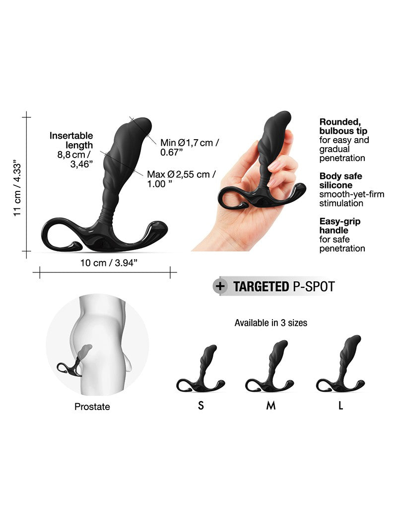 Dorcel - Expert-P - Prostaat Plug - Maat M - Zwart-Erotiekvoordeel.nl