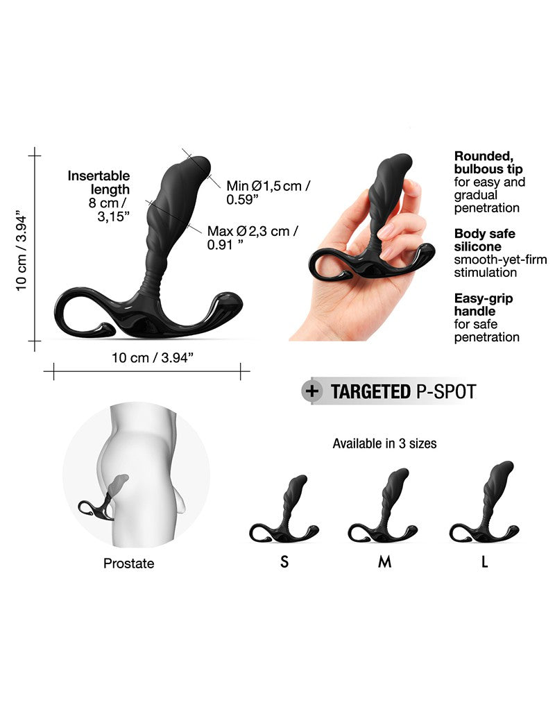 Dorcel - Expert-P - Prostaat Plug - Maat S - Zwart-Laced-up.nl