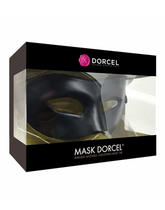 Dorcel - Eyes Wide Shut - Masker - Verstelbaar - Kunstleer - Zwart-Laced-up.nl
