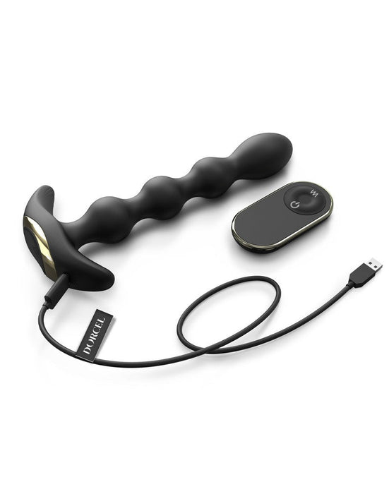 Dorcel - Flexi Balls - Anale Vibrator Met Afstandsbediening - Zwart-Laced-up.nl