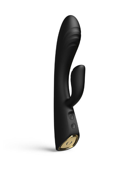 Dorcel - Flexi Rabbit - Verwarmde Rabbit Vibrator - Zwart-Laced-up.nl