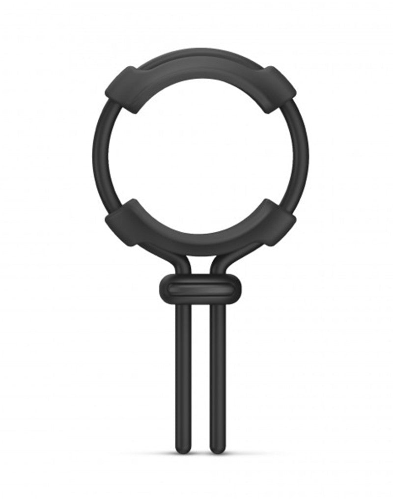 Dorcel - Fit Ring - Verstelbare Siliconen Cockring - Zwart-Laced-up.nl