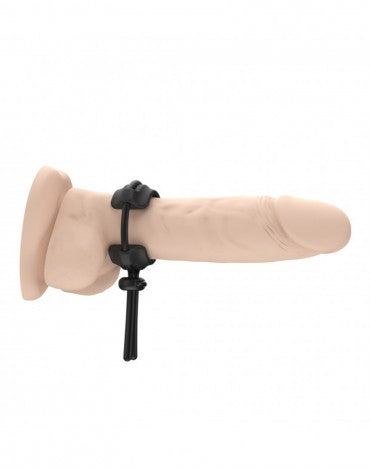 Dorcel - Fit Ring - Verstelbare Siliconen Cockring - Zwart-Laced-up.nl