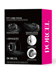 Dorcel - Fit Vibe Ring - Verstelbare Vibrerende Cockring - Zwart-laced-up.nl