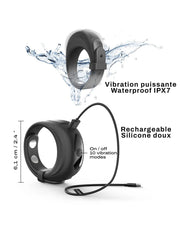 Dorcel - Fit Vibe Ring - Verstelbare Vibrerende Cockring - Zwart-laced-up.nl
