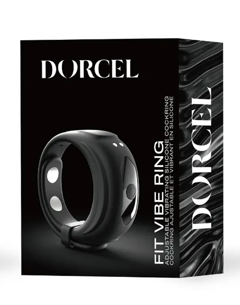 Dorcel - Fit Vibe Ring - Verstelbare Vibrerende Cockring - Zwart-laced-up.nl