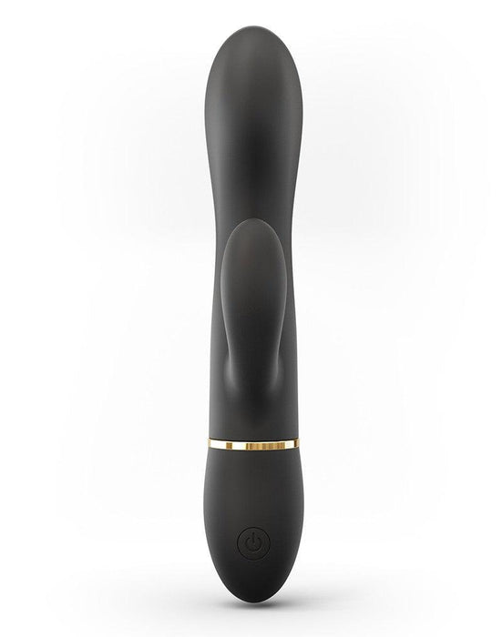 Dorcel - Flexibele Rabbit Vibrator Glam Rabbit - Zwart-Erotiekvoordeel.nl