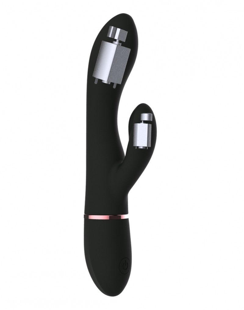 Dorcel - Glam Rabbit - Flexibele Rabbit Vibrator - Zwart-Laced-up.nl