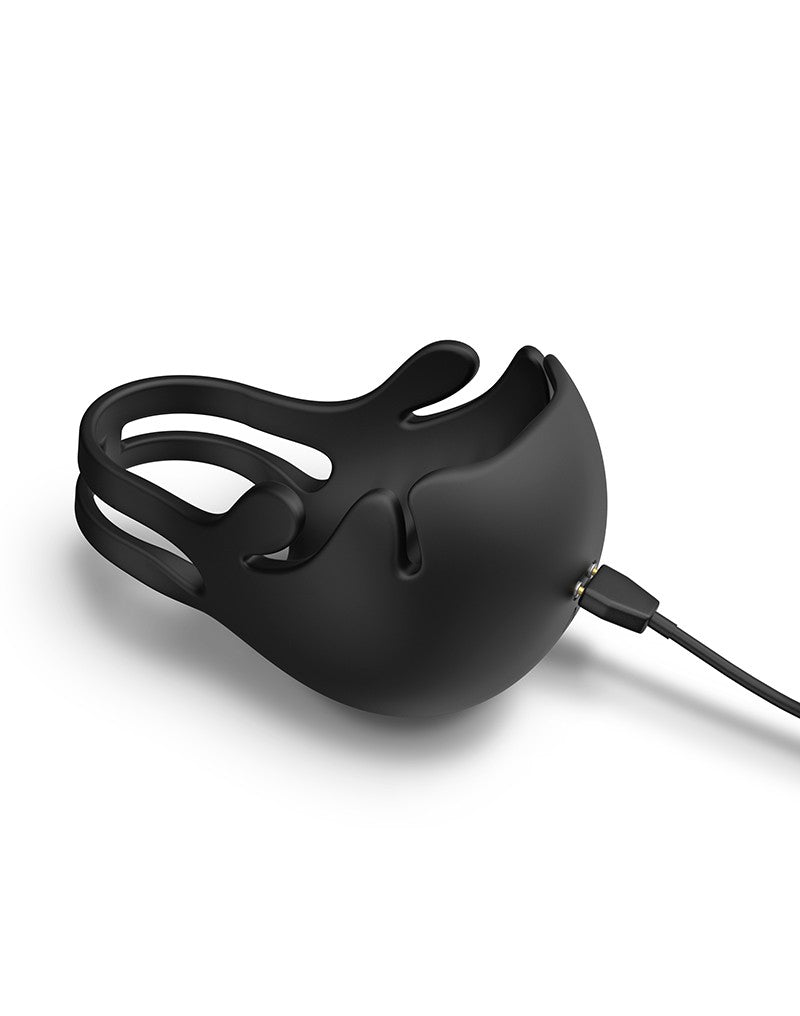Dorcel - Fun Bag - Vibrerende Cockring En Testikel Stimulator - Zwart-Laced-up.nl