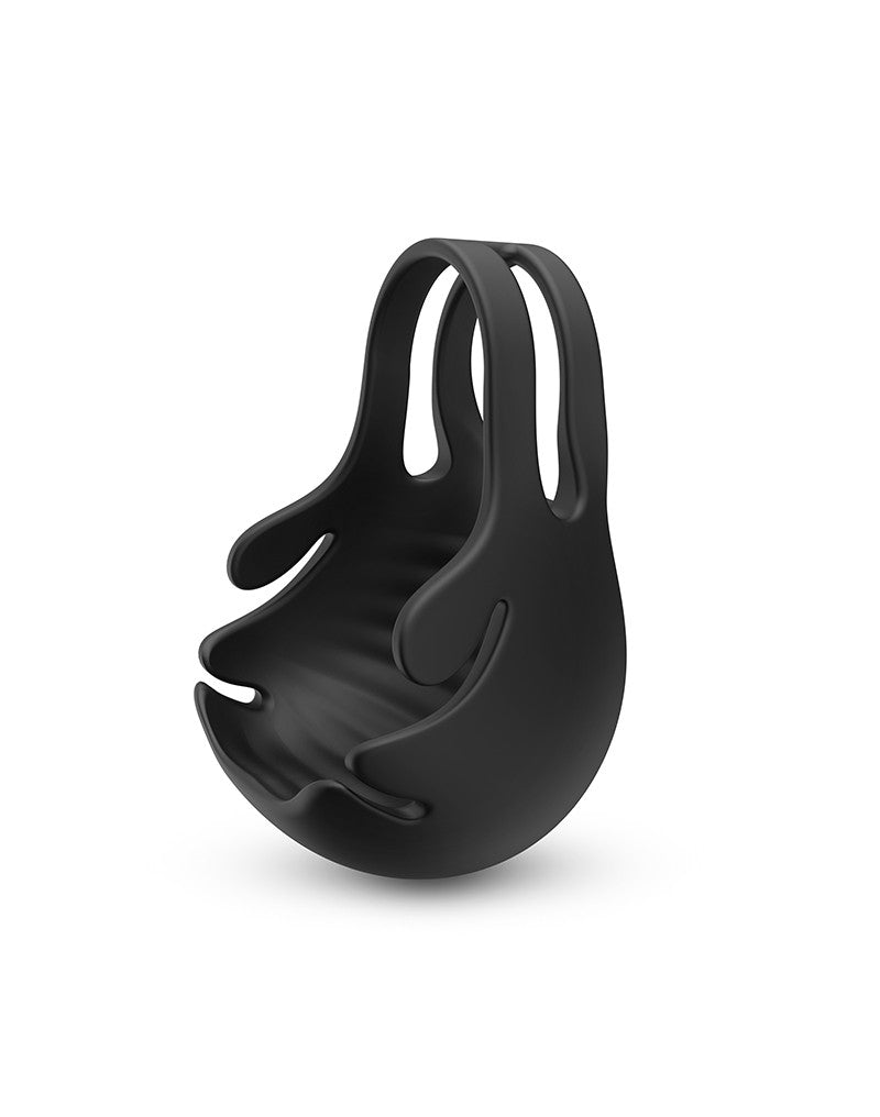 Dorcel - Fun Bag - Vibrerende Cockring En Testikel Stimulator - Zwart-Laced-up.nl