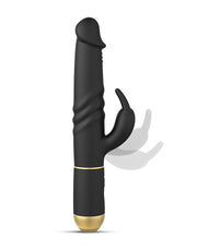 Dorcel - Furious Rabbit 2.0 - Roterende En Stotende Vibrator - Zwart-Laced-up.nl